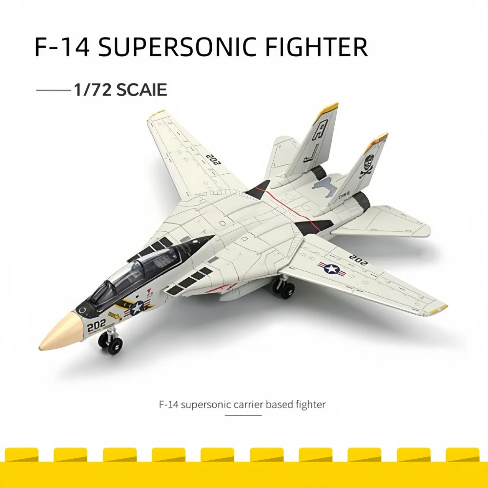 1/72 Creative Military Series Building Blocks US F-14 Tomcat Multi-Role Fighter Model Assembled Jet Toys For Boys Birthday Gifts