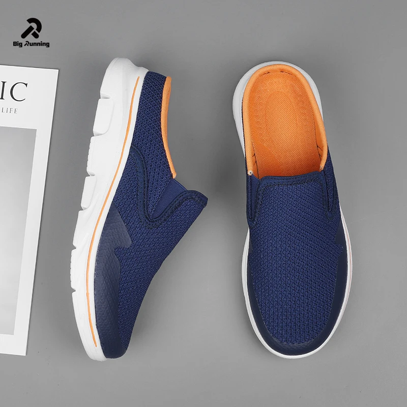 

2025 Men Thick Bottom Slides Fashion Couple Walking Shoes Chanclas Hombre Men Slippers Summer Breathable Home Indoor Slippers