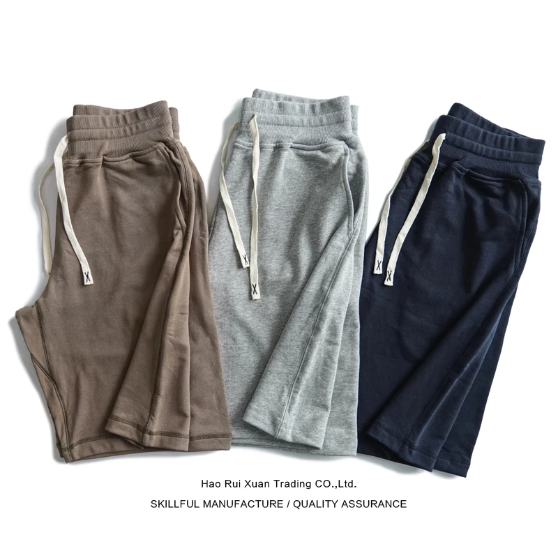 

Men's Basic Knitted orts Pure Cotton Workwear Sweatpants Retro Ame i Summer Casual Straight Leg ort Length orts