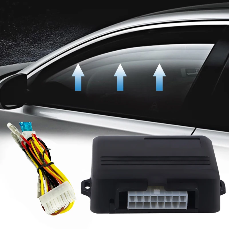 Universal Car Alarm Systems Car Power Window Roll Up Closer For 4 Doors Auto Close Windows Car Alarm Module Car Protector