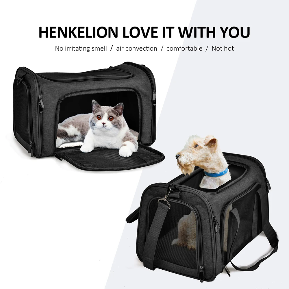 Cat Dog Carrying Bag Pet Soft Bag Carrier For Small Medium Cat Breathable Travel Bag Light Shoulder Bag Outdoor Transport Bag