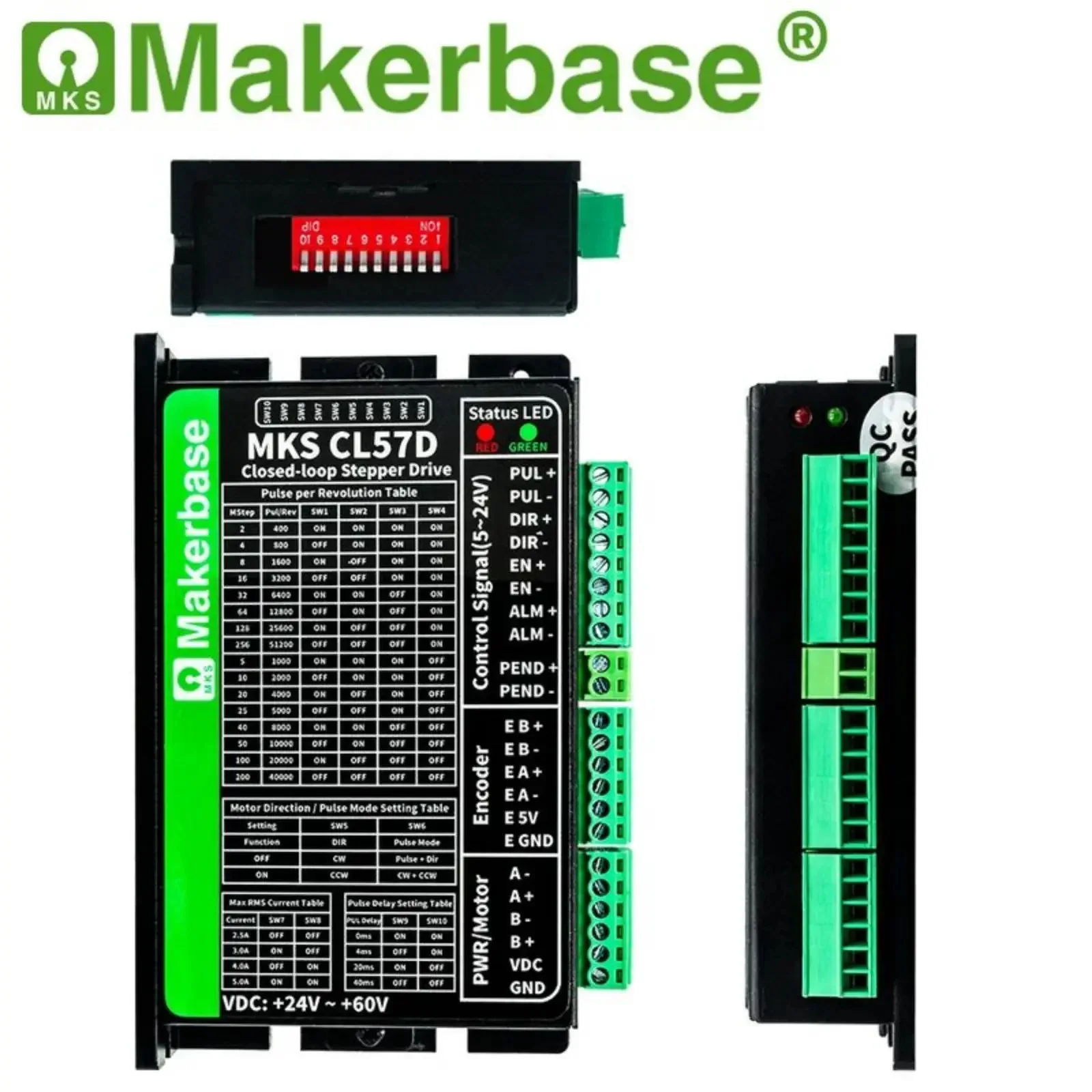 Makerbase MKS CL57D NEMA23 closed-loop stepper driver with Encoder for CNC 3d printer Low heat High torque