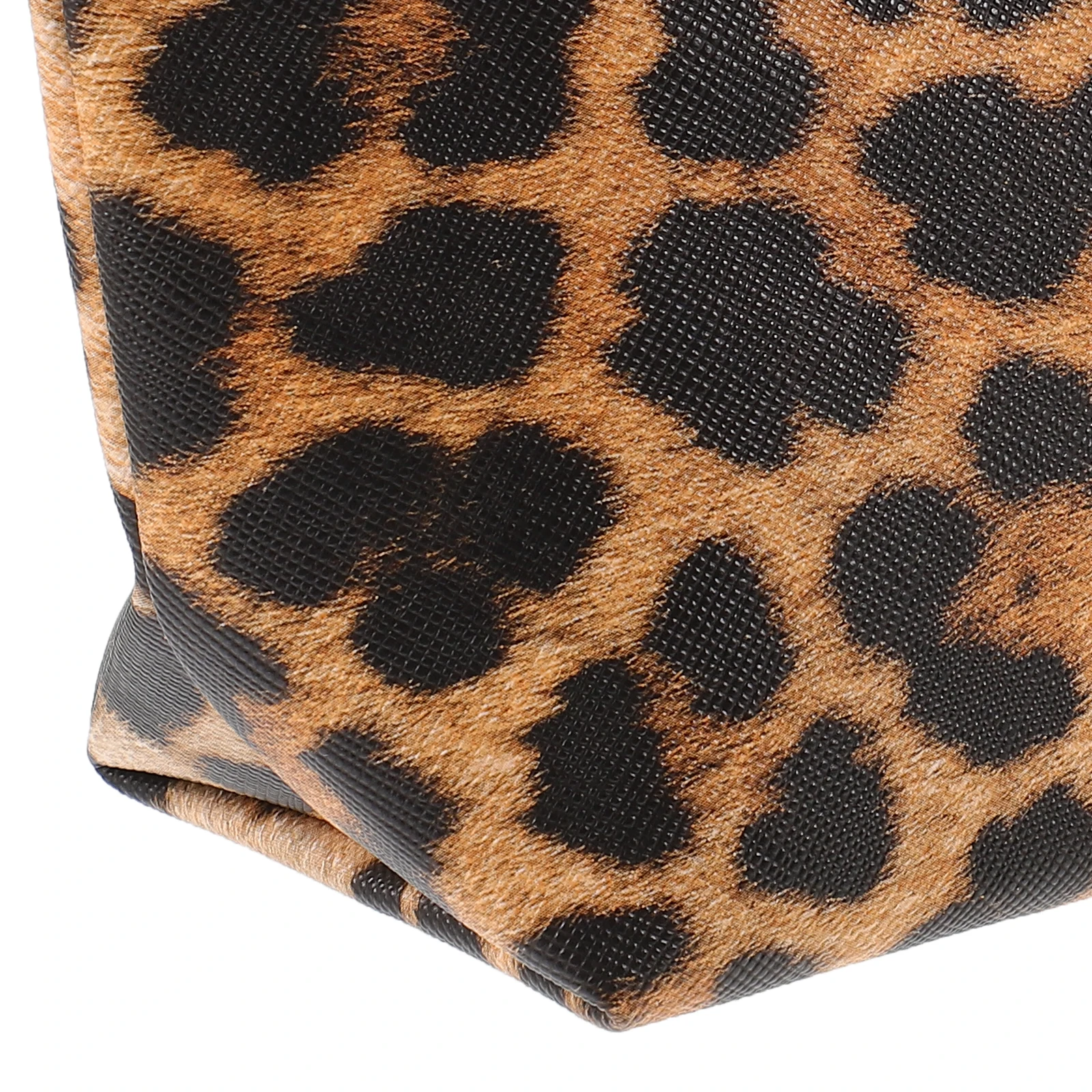 

Stylish Leopard Pattern Makeup Pouch For Travel Women Bag With Zipper Portable Toiletry Storage Organizer