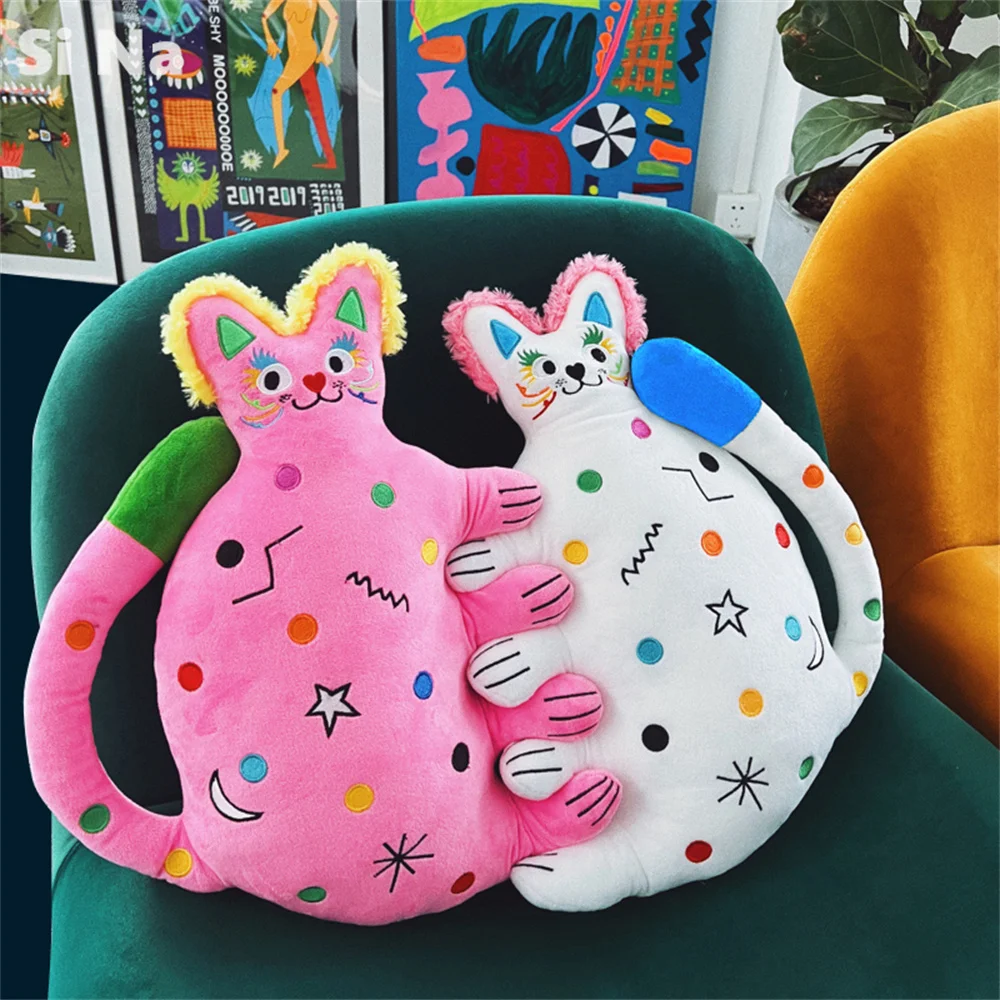 

Creative Hugging Love Cat Pillow Back Cushion For Men Women Boy Girlfriends Couple Gift Sofa Bedroom Decor