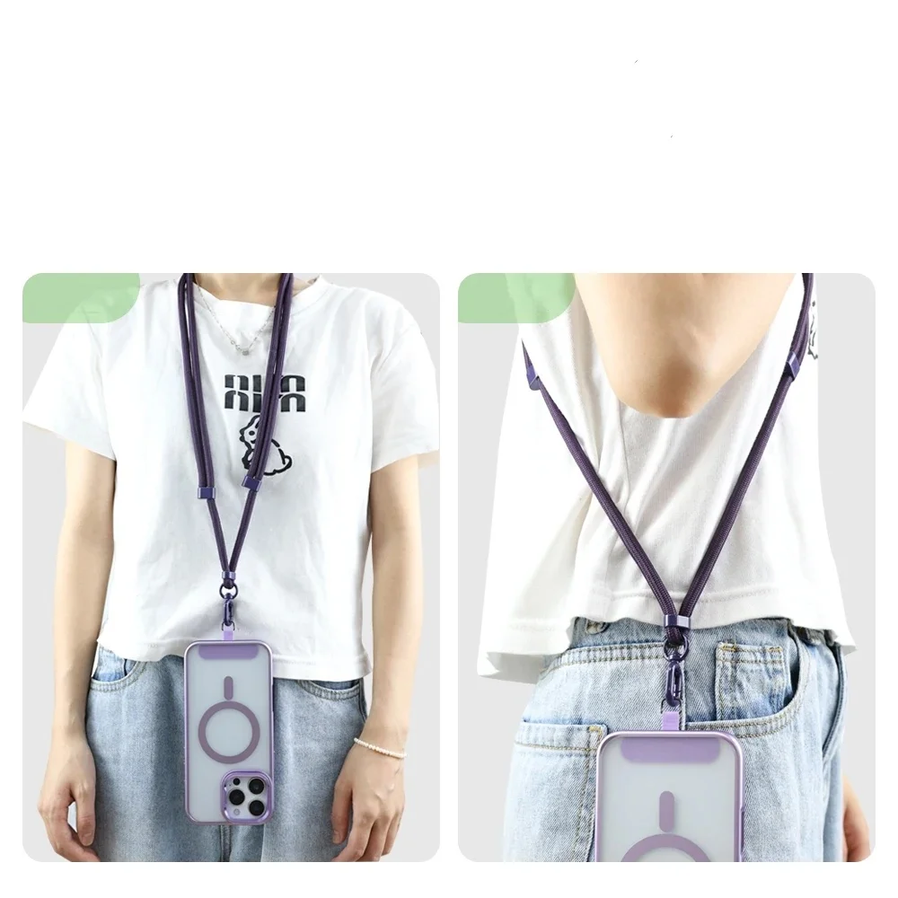 Adjustable Woven Cell Phone Lanyard description 7