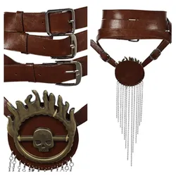 Mad Cosplay Max Furiosa Belt Waistband Waist Badge Adult Women Fantasy Halloween Carnival Party Costume Accessories Props Gifts