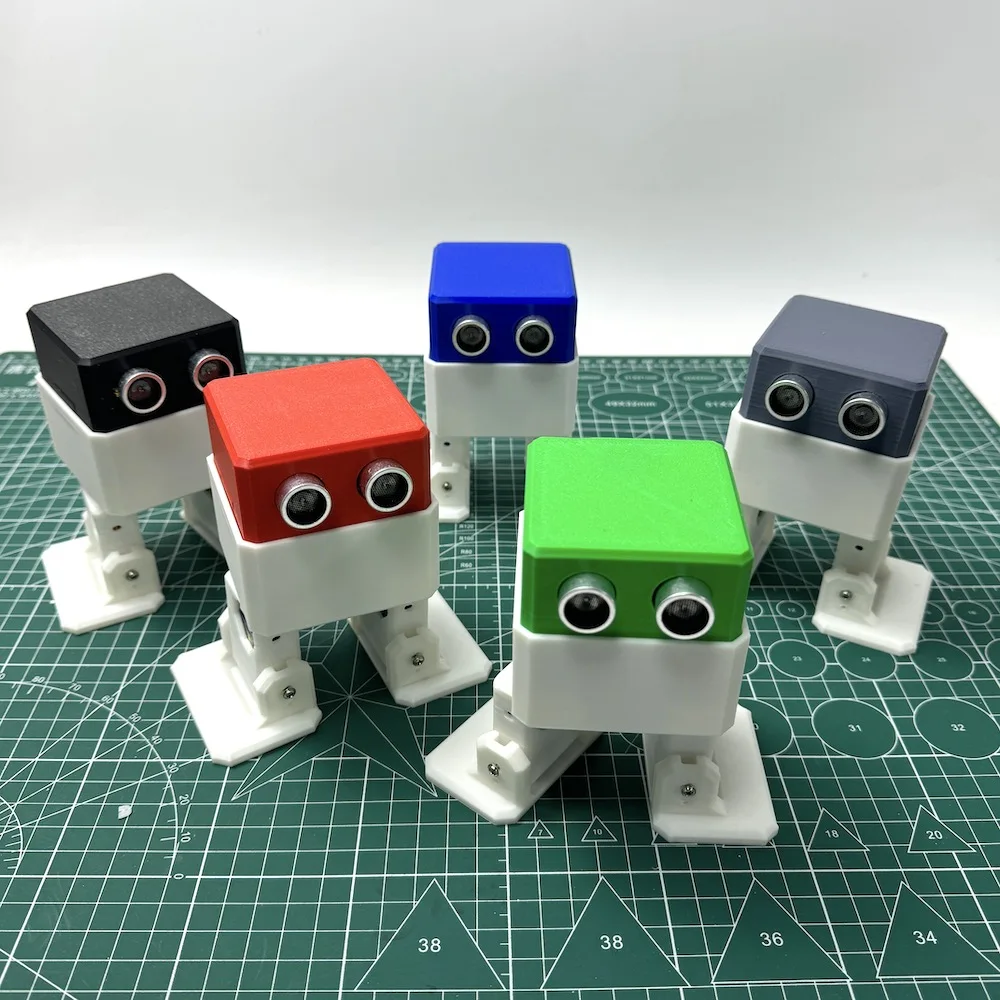 Robot humanoïde OTTO imprimé en 3D V5 + Kit de programmation de tige de Robot de suivi pour éviter les obstacles de danse programmable