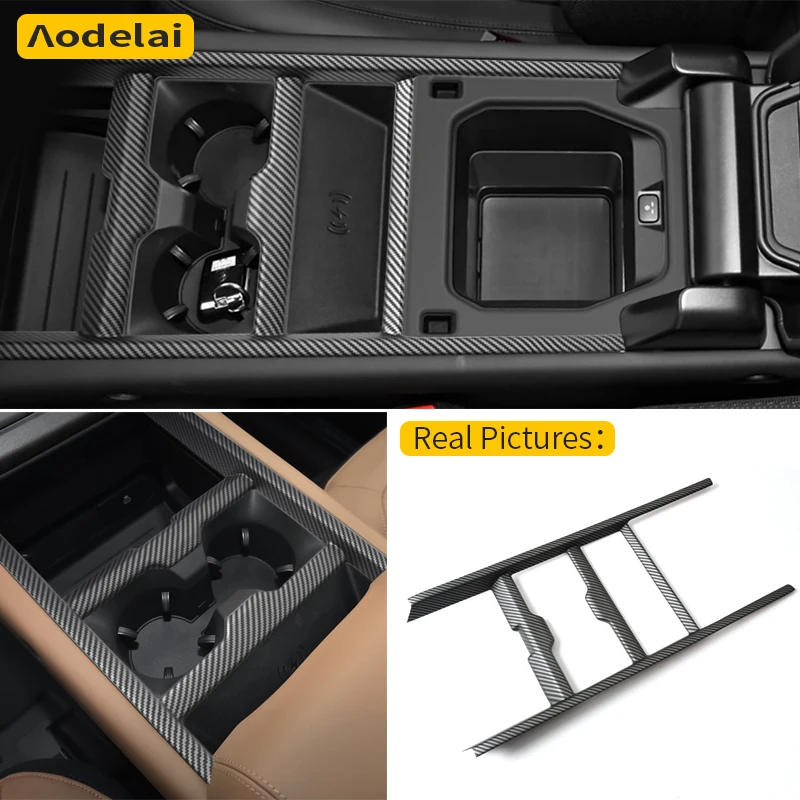 For Land Rover defender 90 110 130  2025  ABS Center Console Panel Frame Cover Decoration Sticker Car Interior Accessories