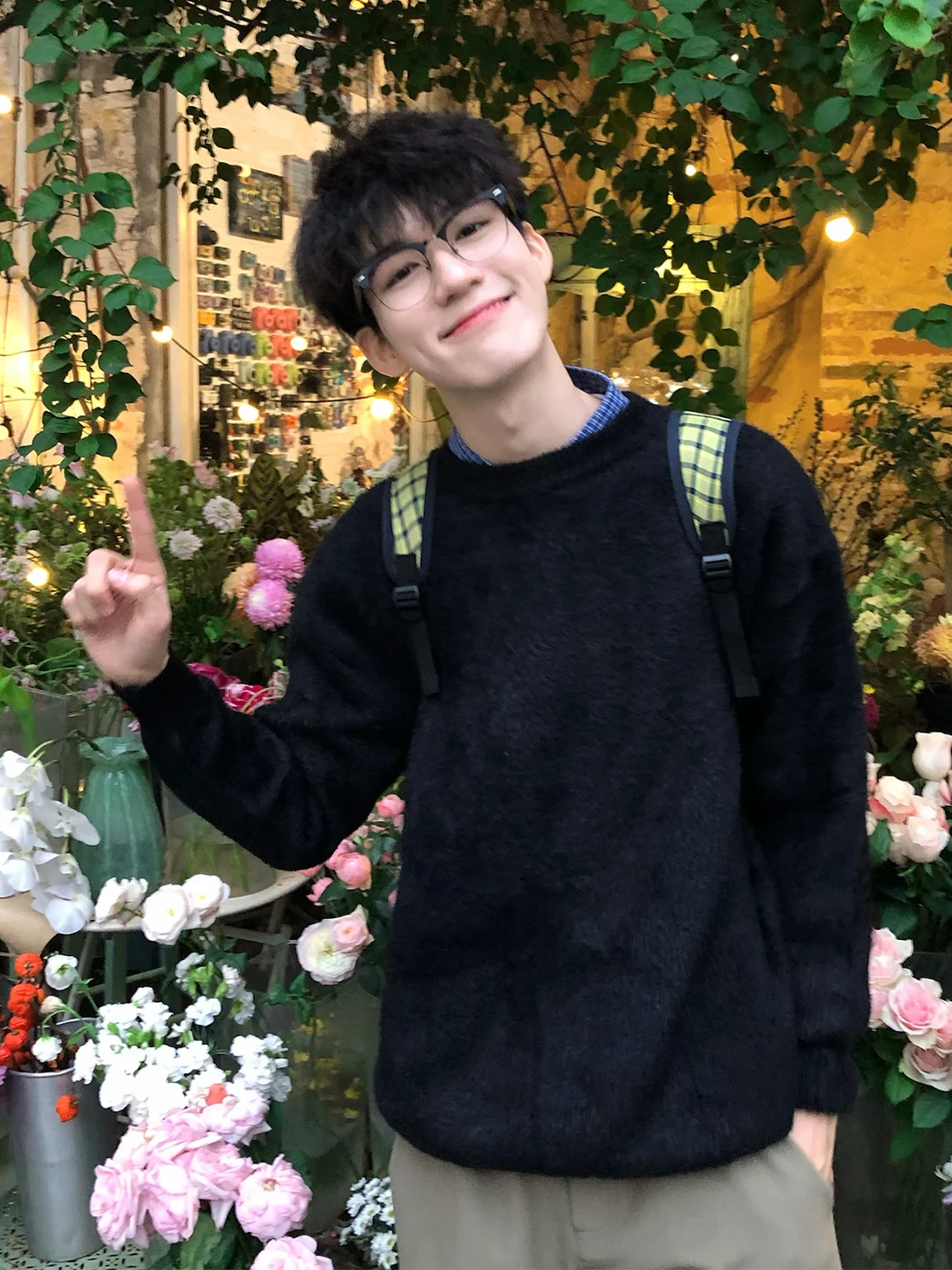 

Мягкий круглый вязаный свитер для мужчин с ворсом из норки, базовый слой, осенне-зимний, молодежный, свободный крой, с длинными рукавами, топ