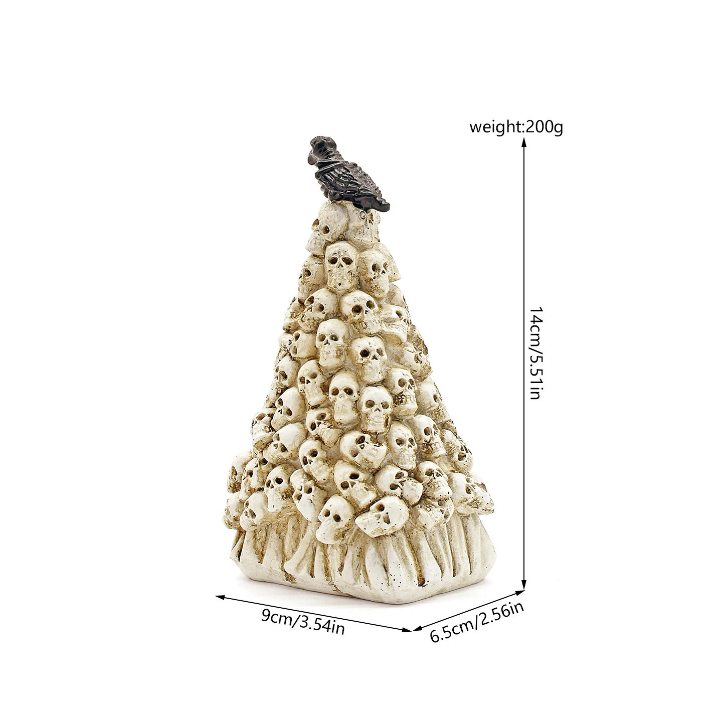 Halloween Skull Tower Figurine 4