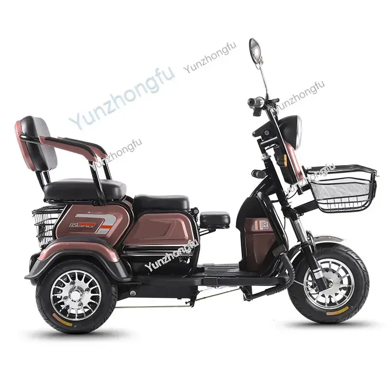 

New Casual Electric Tricycle for Elderly People Scooter Baby Mom with Folding Battery 48v