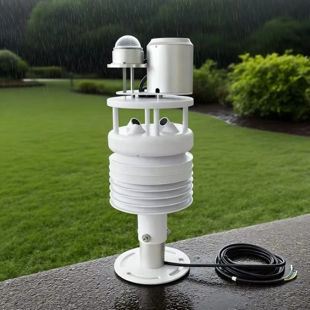 CE RoSh RS485 Modbus Compact All-in-One 4g Lorawan Automatic Weather Station with WIFI MQTT Output for Agricultural