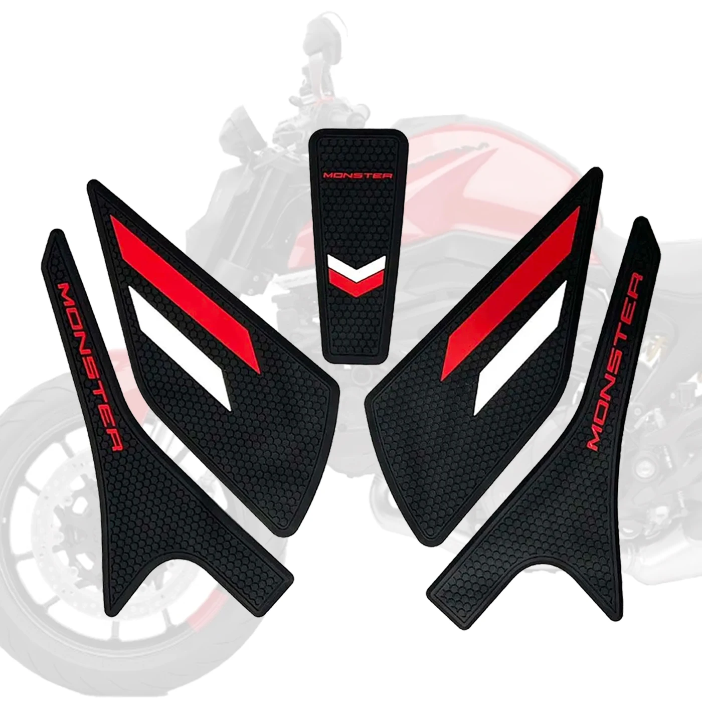 

For DUCATI MONSTER 937 950 SP 2021-2023 Motorcycle Sticker Decal Kit Fuel Tank Pad Protector Anti slip