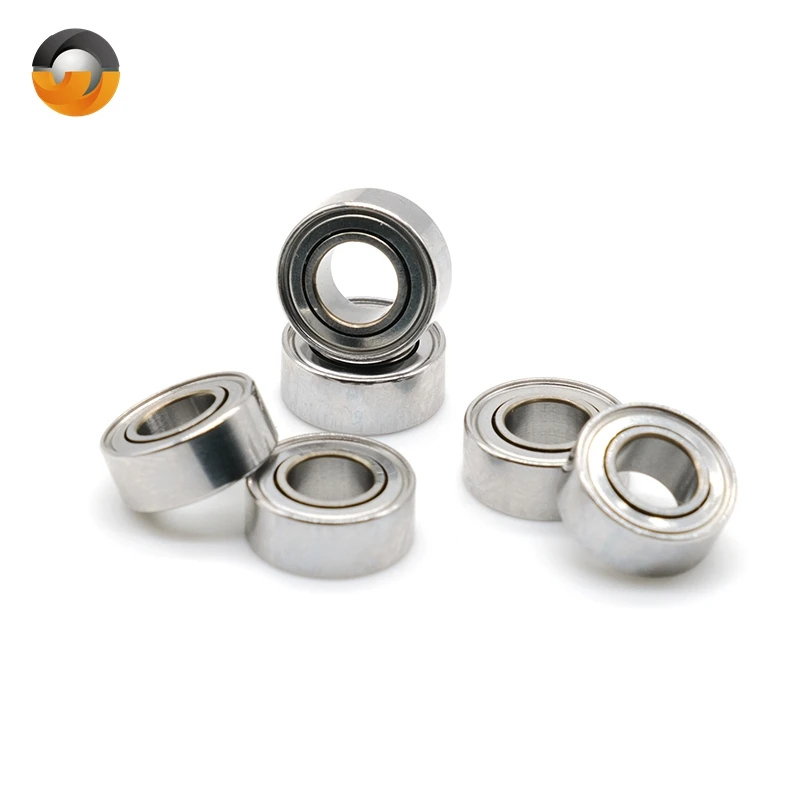 Hurtownie 10 sztuk MR105ZZ 5x10x4 mm klasy ABEC-7 metalowa ekranowana precyzyjne mini łożyska kulkowe