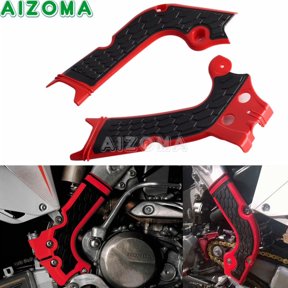 Motorcycle X Grip Frame Guard For Honda CRF 250 300 450 CRF250R CRF250RX CRF300R CRF450R CRF450RX Motocross Frame Cover 2018-19