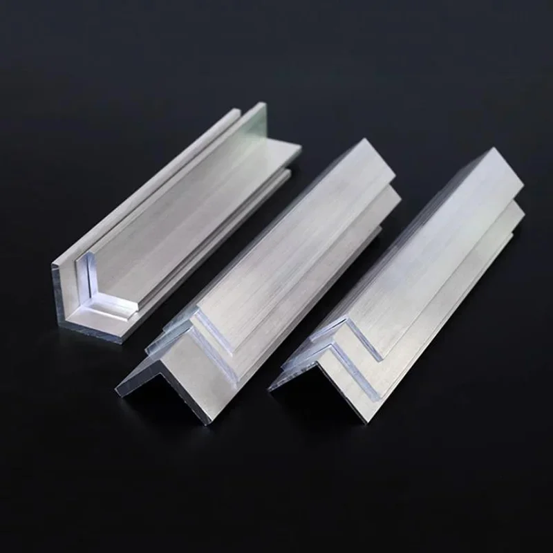 6063 الزاوية اليمنى الألومنيوم 25x20 مللي متر-80x40 مللي متر سميكة 2/3/4/5 مللي متر L على شكل سبائك الألومنيوم الألومنيوم متفوقا مثلث الشخصي طول 500 مللي متر