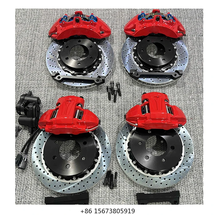 

Custom High Quality Front 6 Piston Rear 4 Piston Electronic Brake Caliper Kit for Car Brake Calipers MK7 3 6 Wrx