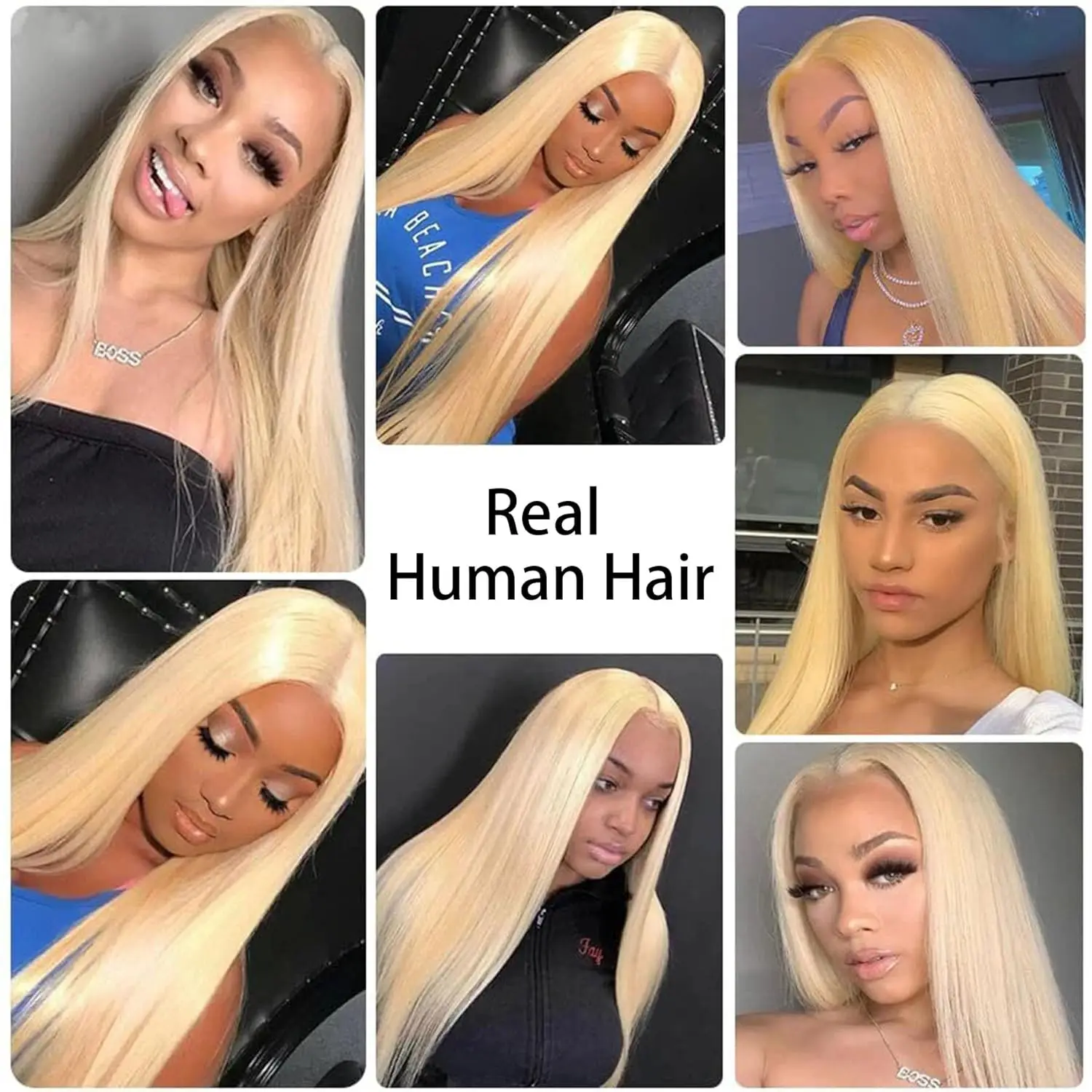 Rambut Manusia Pirang Madu 613 Lurus 36 38 40 Inci Ekstensi Rambut Virgin Rambut Brasil 1/3/4 pcs Bundel Rambut Mentah