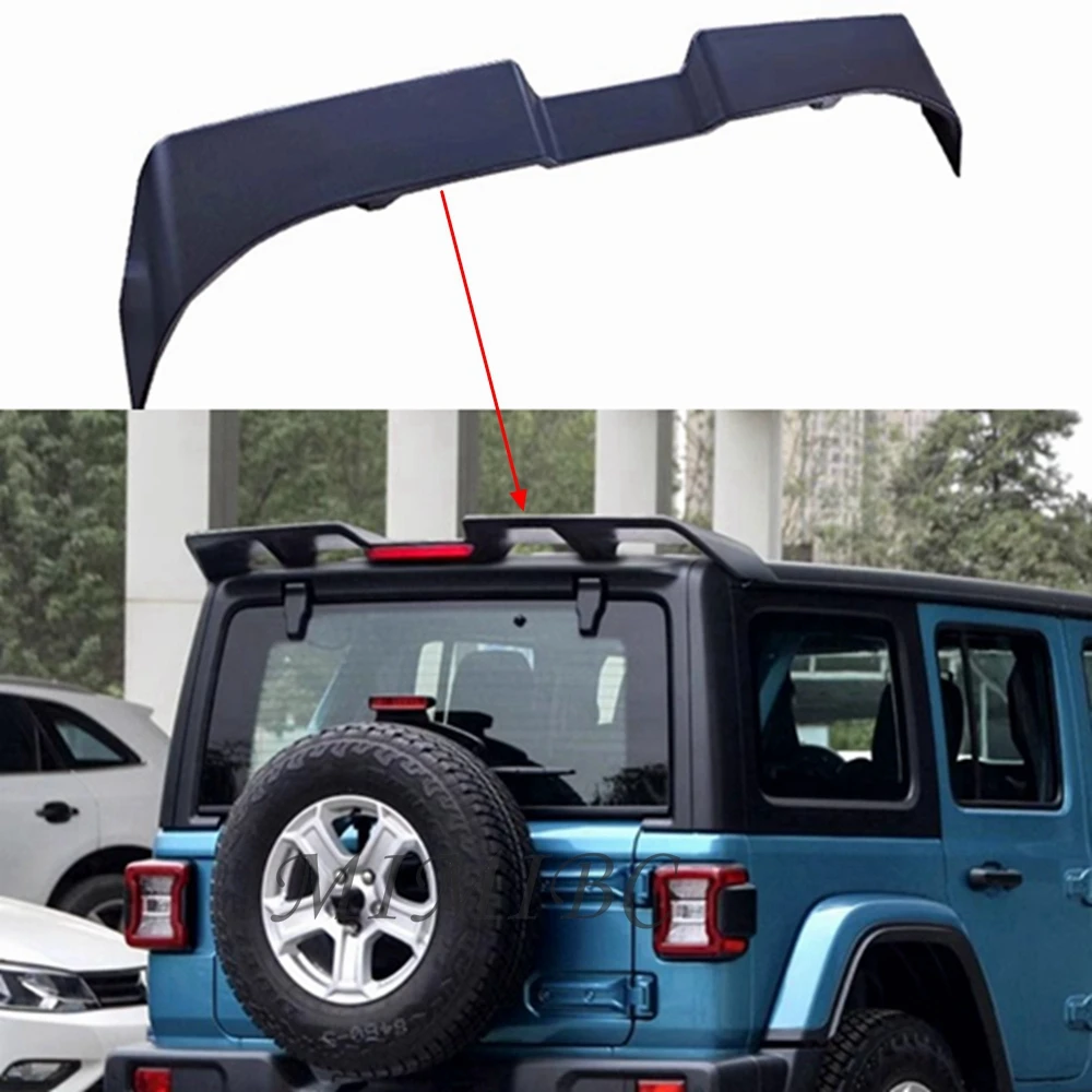 FOR  Jeep Wrangler JK 07-17 & JL 2018-2021 LANTSUN J367 JL1195 Rear Spoiler /tailplane New style