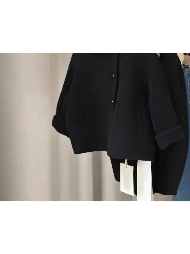 Zestawy dziecięce 2024 Nowa jesienna moda koreańska Casual Prosty styl Długie spodnie Płaszcze Baggy — zdjęcie 2