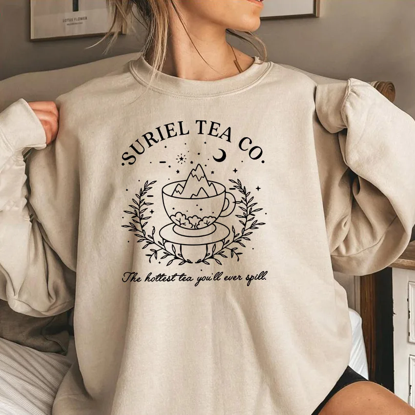 Suriel Tea Co Velaris Sweatshirt A Court of Thorns and Roses Hoodie Acotar Shirt City of Starlight Sweater Retro SJM Sweatshirts