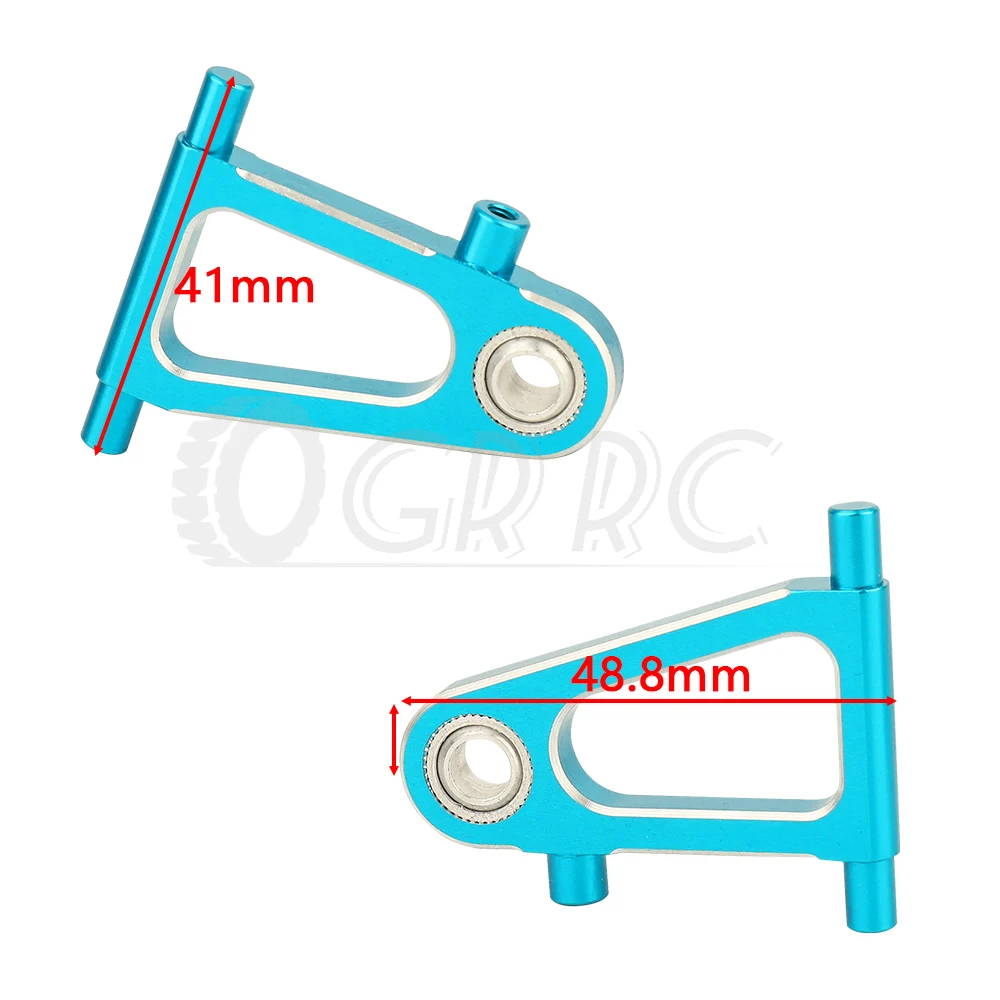 Metalowe ramiona zawieszenia kierownicy obudowa skrzyni biegów uchwyt na silnik wałek CVD do Tamiya TT01 TT-01 1/10 części do ulepszenia samochodów