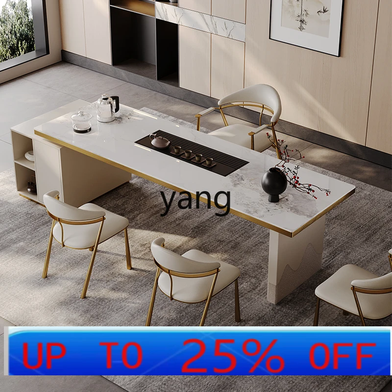 

CX light luxury tea table and chair combination modern simple living room tea table