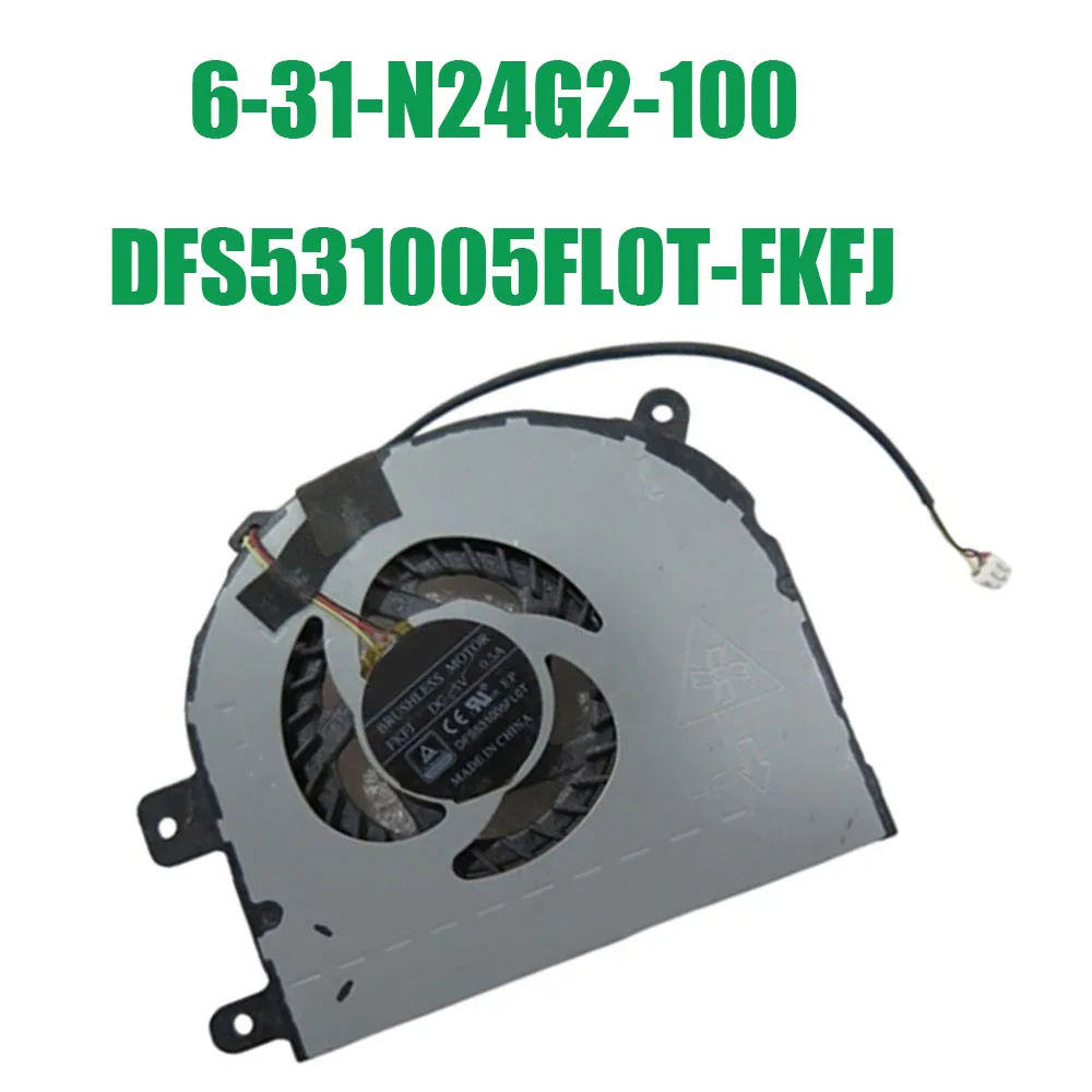 

6-31-N24G2-100 DFS531005FL0T-FKFJ DC5V 0.5A 3PIN 3Lines Laptop Cooling Fan