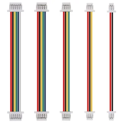 5PCS Mini JST SH 1.0mm passo femmina presa terminale spina connettore filo SH 1mm 2 Pin 10CM 26AWG cavo cavi elettronici