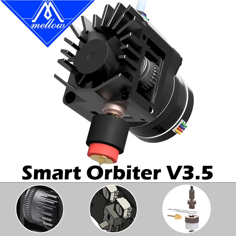 Mellow Smart Orbiter V3.5 Extruder Dual Drive mit LDO-Motor Direktantrieb für Voron 2.4 Creality3D CR-10 Ender3 / PRO 3D-Drucker