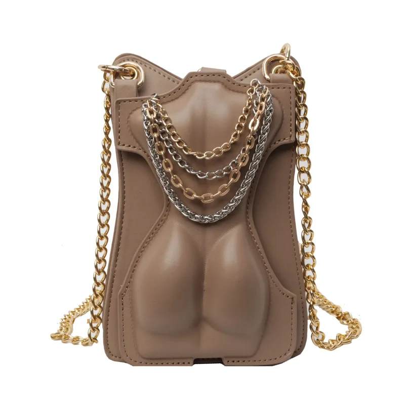 

Creative Personality Crossbody Bags for Women Trend 2025 Fashionable Mobile Bag Luxury High Quality Leather Shoulder Bag