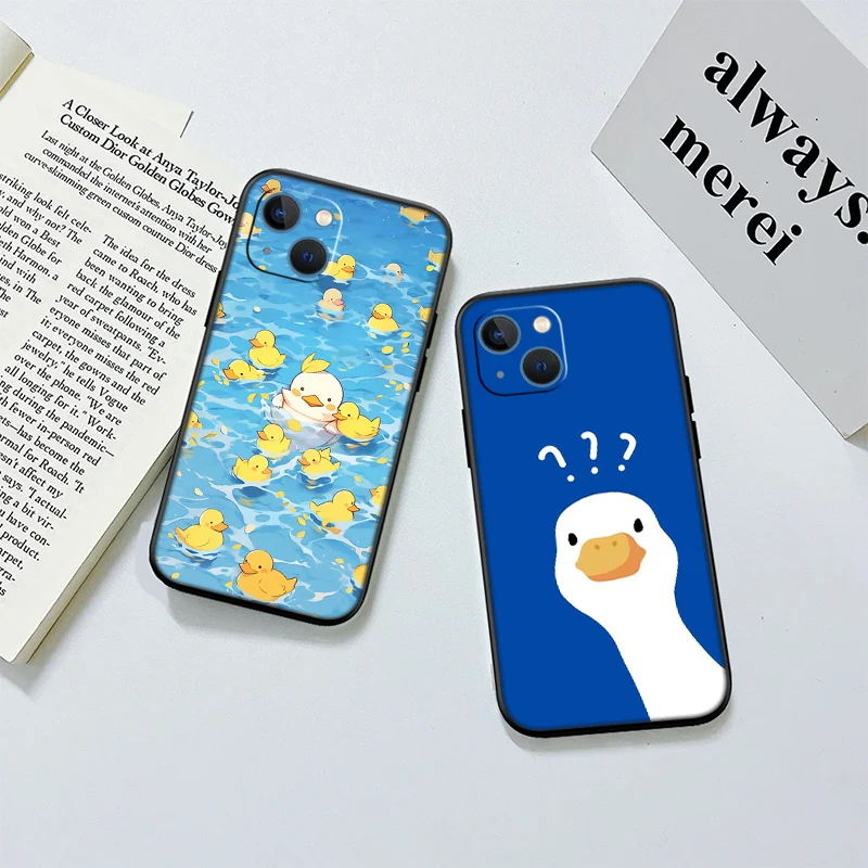 DUCK Cartoon Phone Case for Huawei Mate 20 P Smart+ P20 P30 Lite Pro Y5p Y6p Y6s Y7a Y8p Y8S Y9 Prime Y9S view 5
