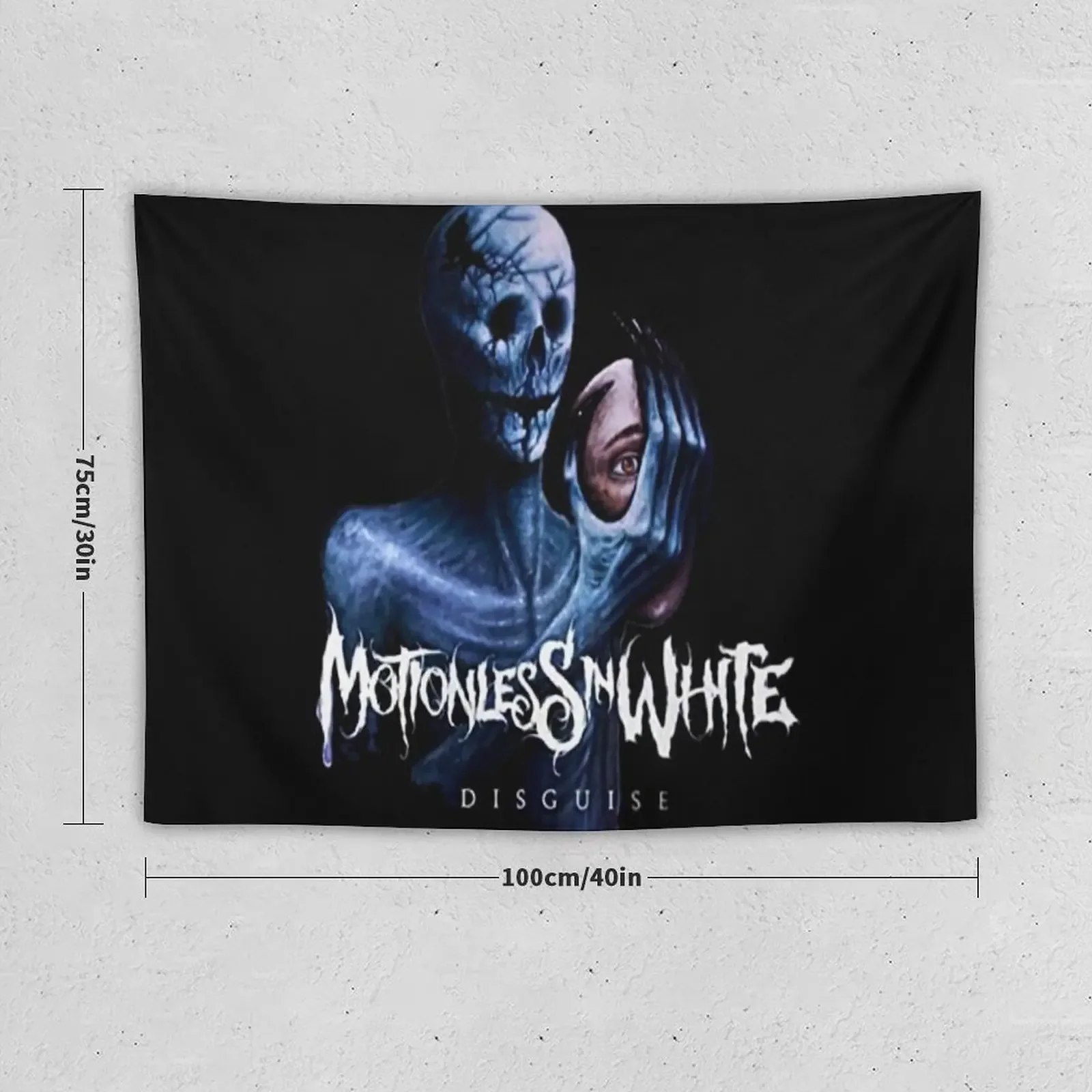 Dis- guis -- MOtionless in ..White _ Trending 1 Tapestry Room Decore Aesthetic Wall Decor Tapestry