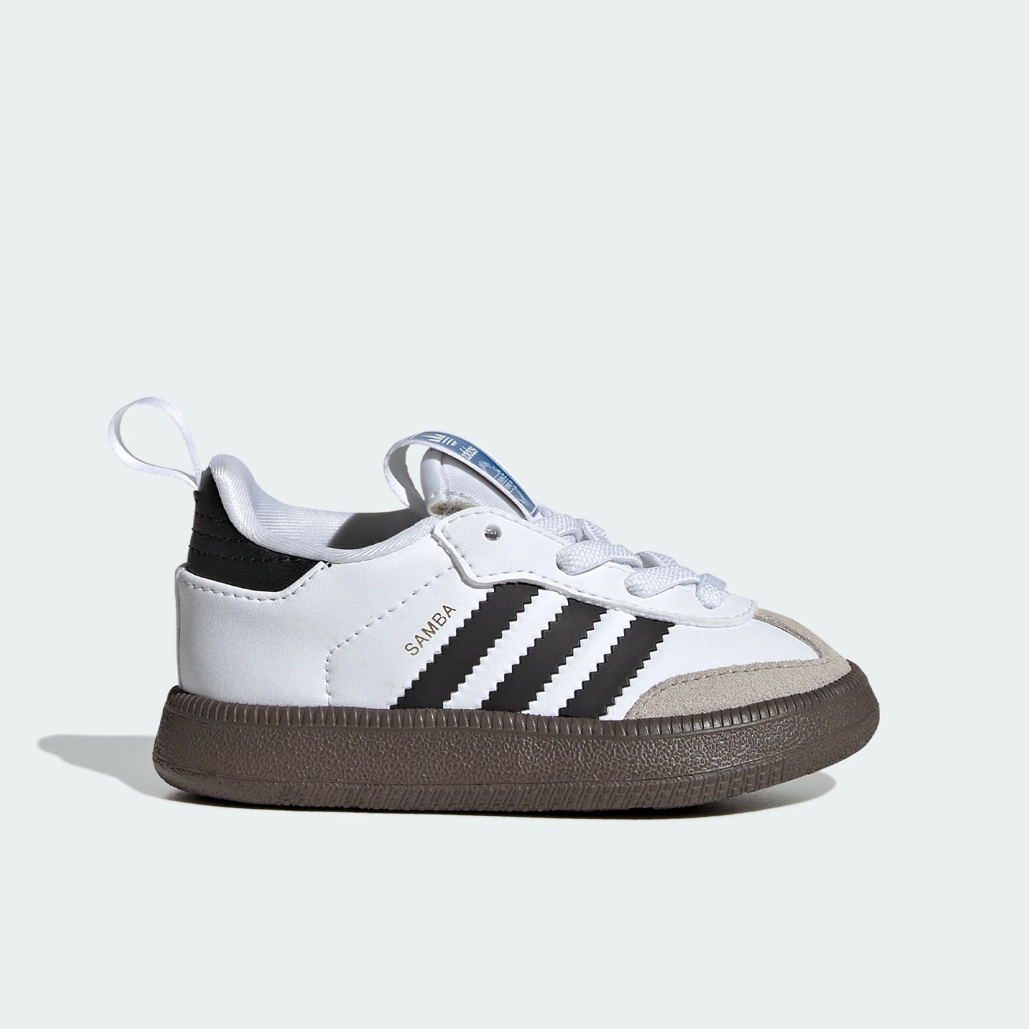 Adidas genuine clover baby and children's lace up free low cut casual board shoes KI1577