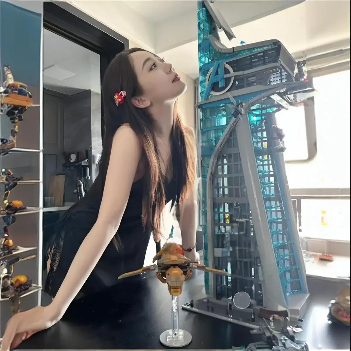 Nuovo film assemblare architettura costruttore Moc 76269 blocchi di costruzione mattoni bambini adulti giocattoli compleanno regali di Natale