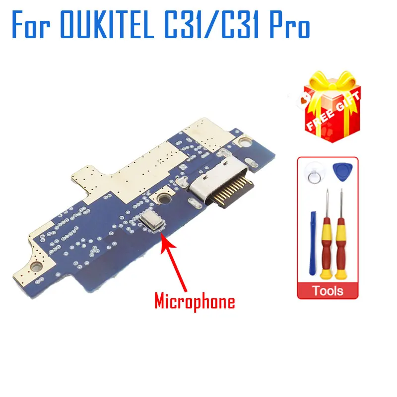 

New Original Oukitel C31 C31 Pro USB Board Dock Charging Port Board Module USB Plug With Mic Accessories For OUKITEL C31 Pro