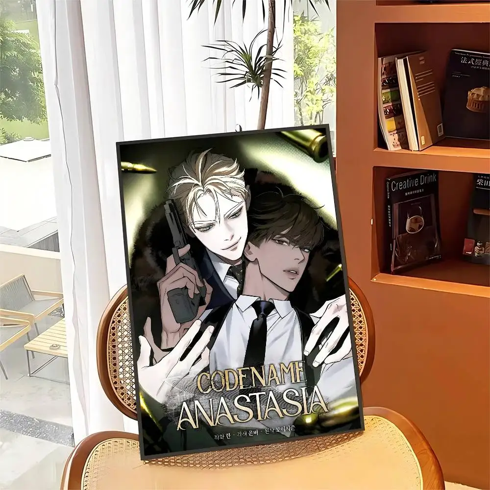 أنيمي Codename Anastasia الفيلم الكلاسيكي الملصقات HD جودة ملصق جدار الفن اللوحة دراسة الشمال ديكور المنزل