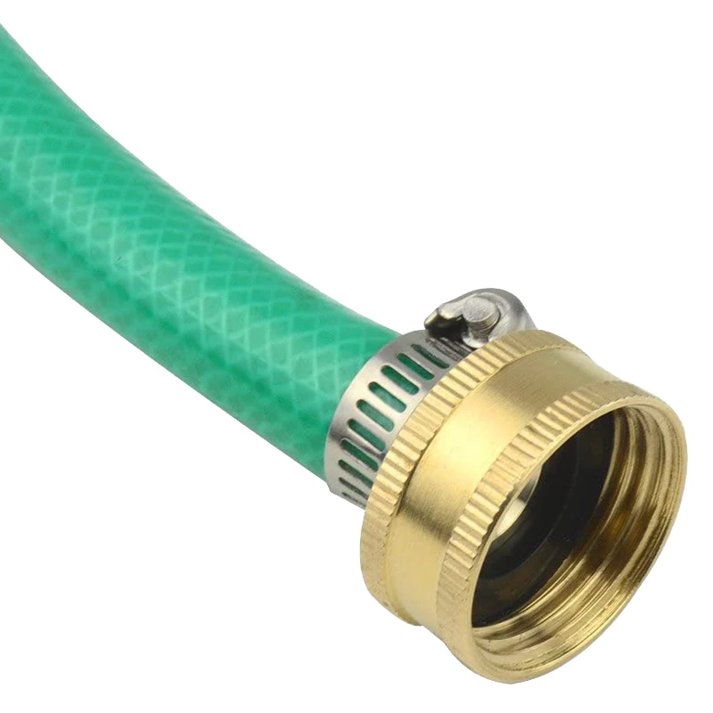 Gartenarbeit 5 Sätze Messing Zoll Gartens ch lauch Mender Reparatur Stecker Buchse mit rostfreien Klemmen