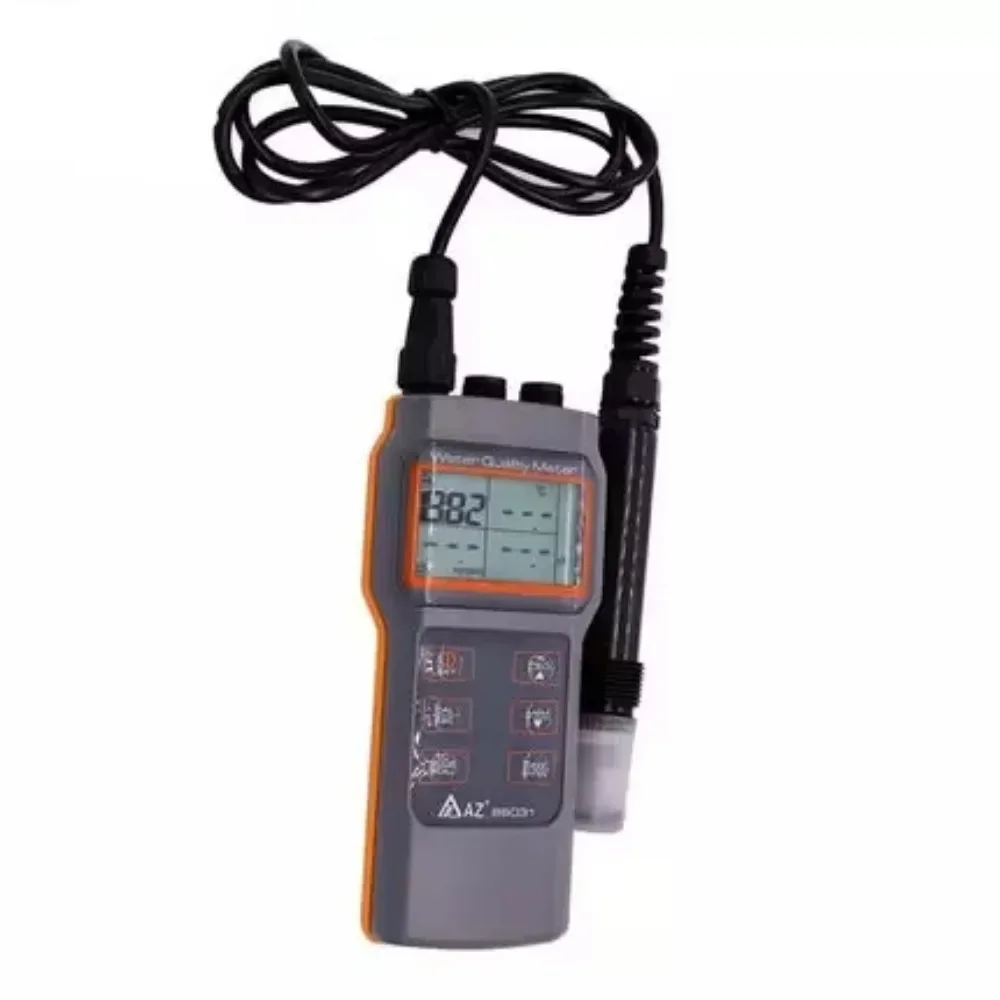 AZ86031 Water Quality Meter Tester Dissolved Oxygen Tester Meter Conductivity Salinity Temperature PH Meter Tester