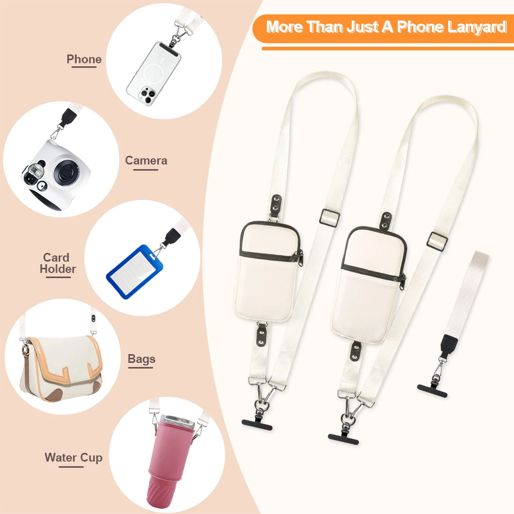 

Универсальный Регулируемый Поперечный Шнурок для Телефона Съемный Нейлон Zero Сумка Кошелек Анти Потеря Анти Воровство Свободные Руки Мобильный Шнурок Многофункциональный Ремень на Запястье Ремень для Телефона Унисекс