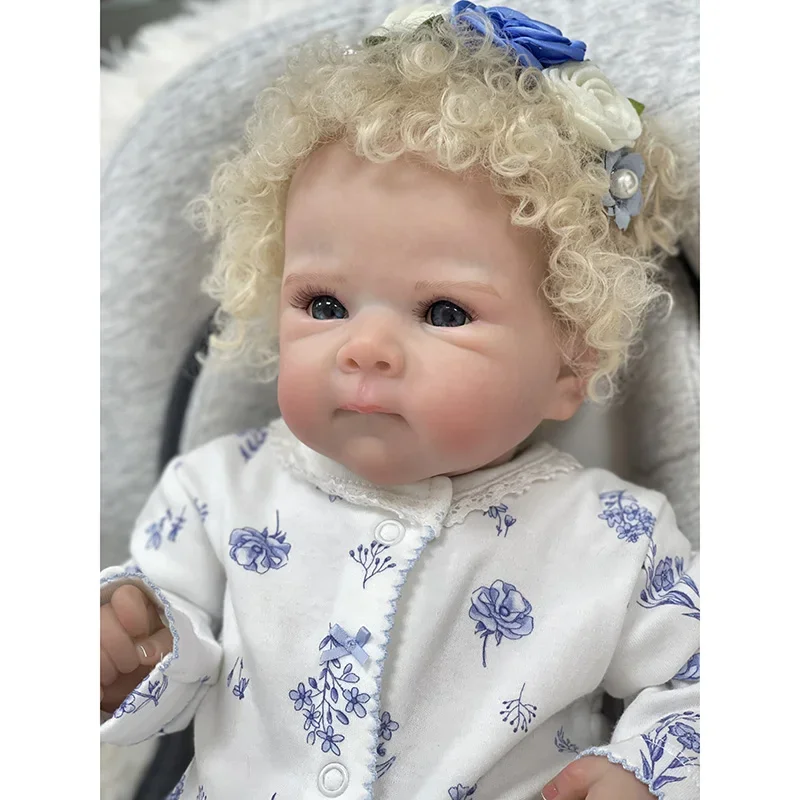 18inch Lifelike Bettie Reborn Baby Doll Toddler Soft Body Doll Newborn Doll Hand-Detailed Paint with 3D Look Visible Veins