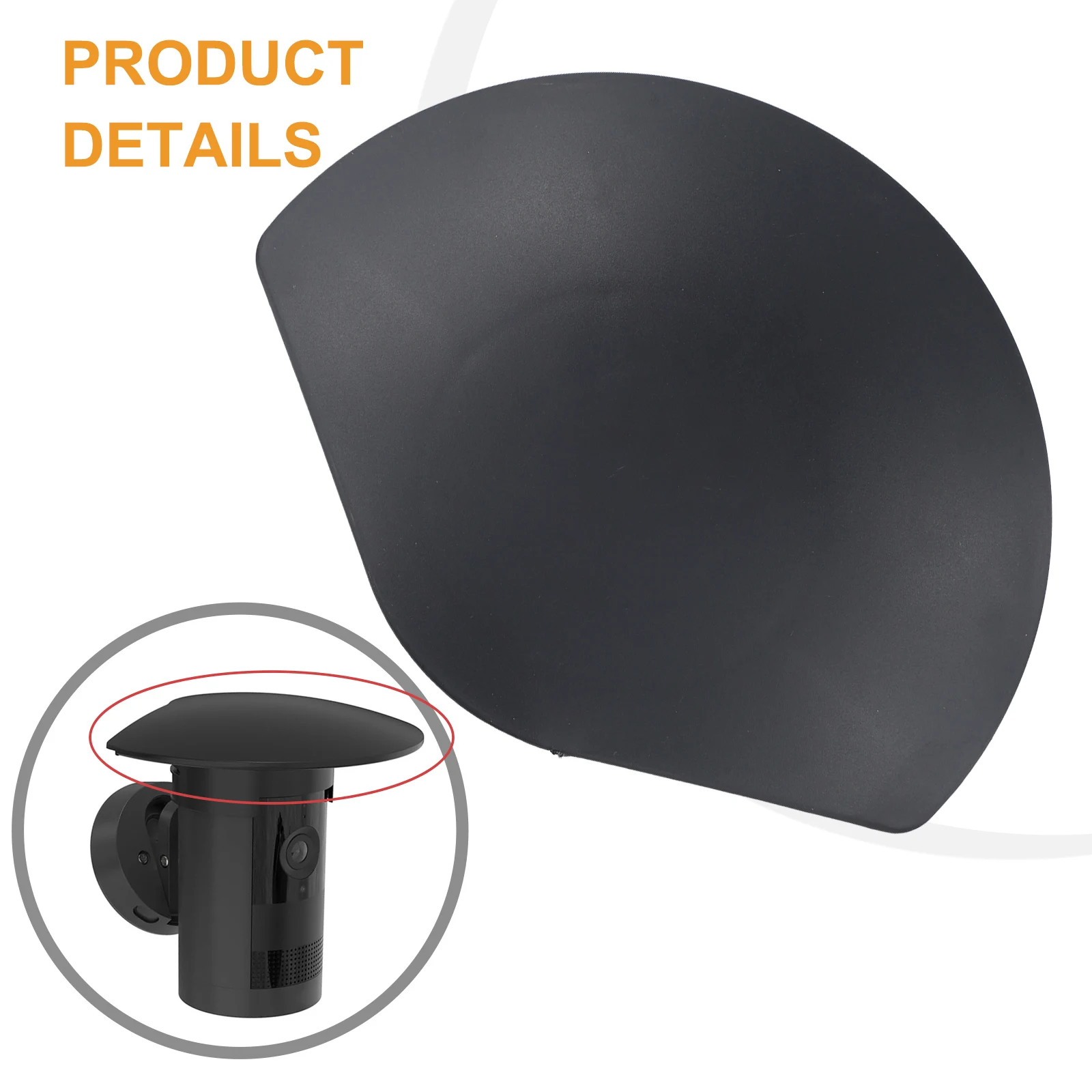For Ring Outdoor Camera Plus Protective ABS Cover Designed to Shield Device from Rain UV Exposure Dust Sand and Snow