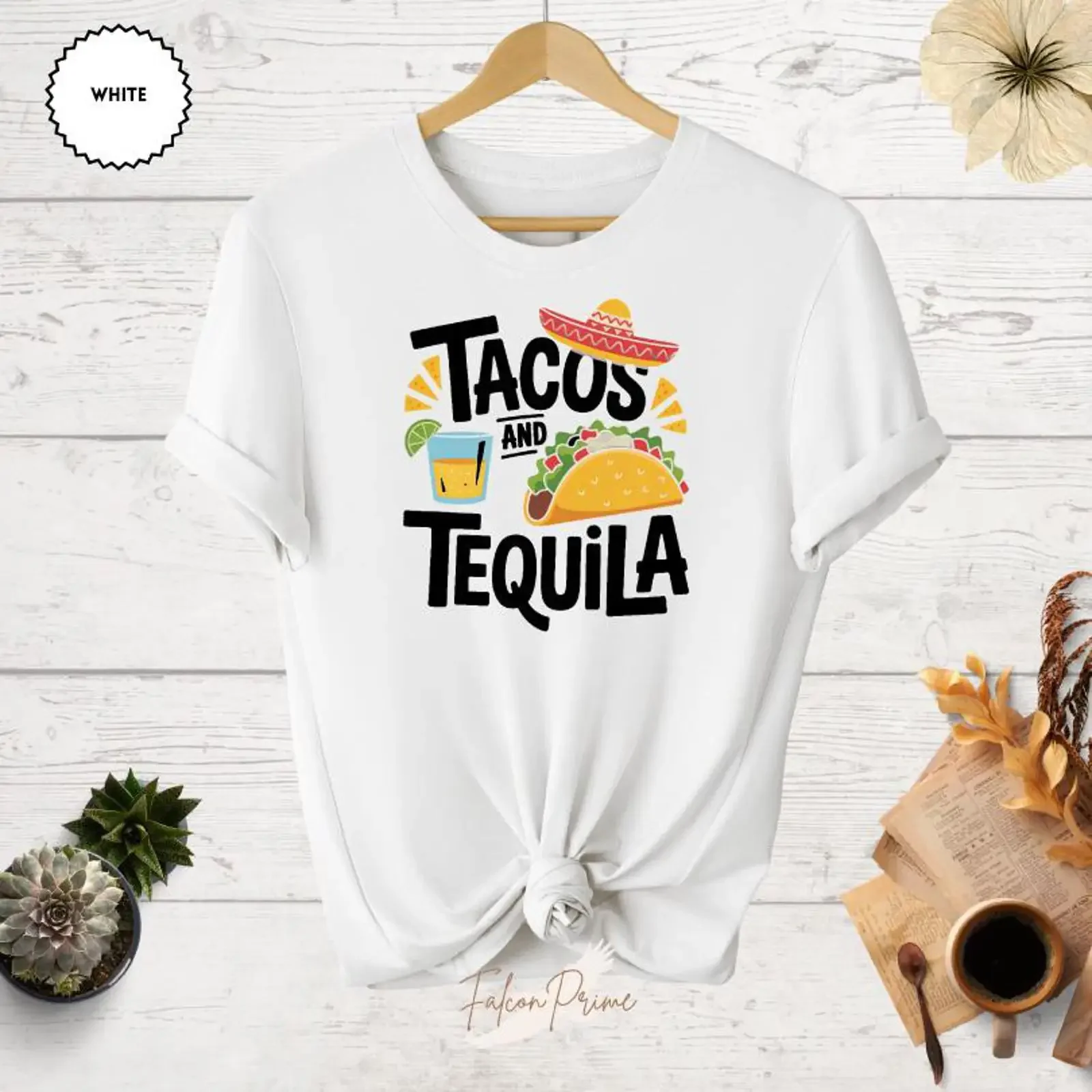 Tacos And Tequila Funny T Shirt Cinco De Mayo Fiesta Party Mexican Food Themed Casual  vintage Washed streetwear homme Soft