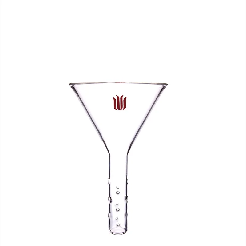 

SYNTHWARE Filling funnel, φ75mm φ90mm, Outer diameter of lower pipe 12mm/19mm/28mm, Borosilicate glass triangular funnel, F29