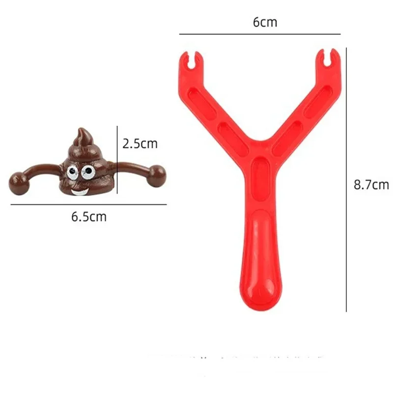 Funny Poo Launcher Tricky Slingshot Children Toys Kids Birthday Party Gifts Wedding Gifts For Guests Christmas Party Favors