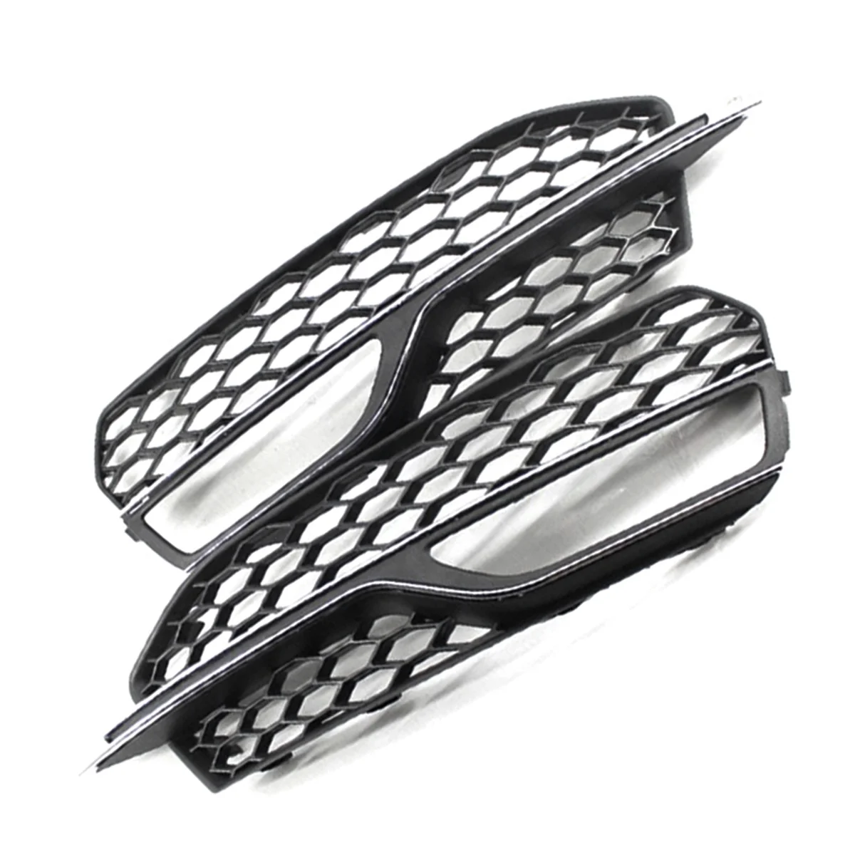 

8V3807682L 8V3807682G Car Front Lower Fog Light Grill Cover Fog Lamp Grille Frame for S3 A3 2013-2017