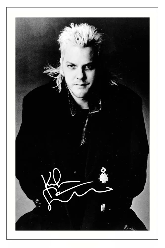 KIEFER SUTHERLAND Signed Autograph Gift PHOTO Signature Print THE LOST BOYS