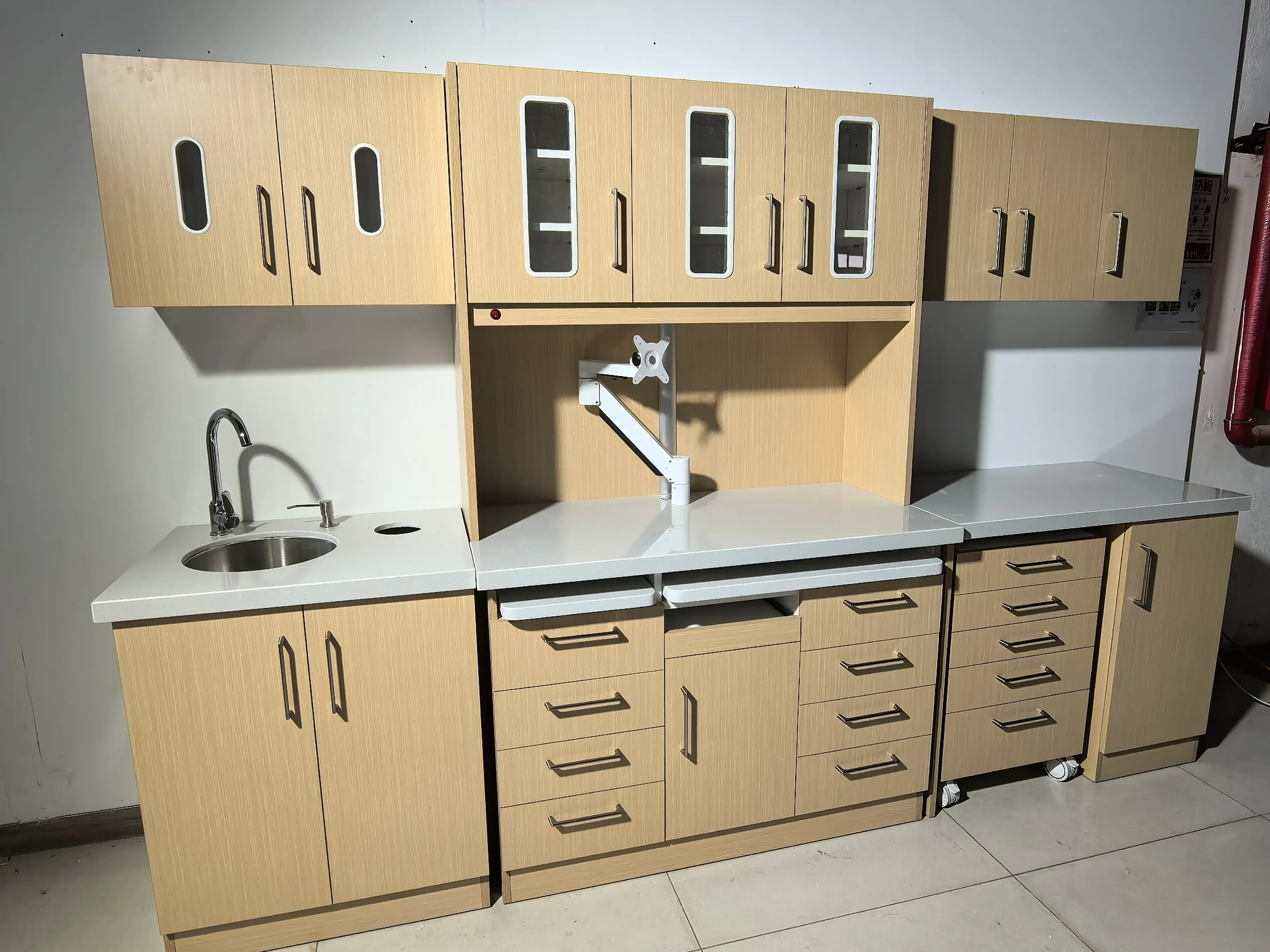 Full set of side sink sterilization cabinet upper storage portable storage