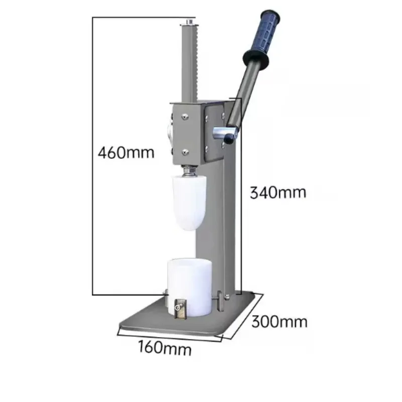 Commercial Manual Steamed Bun Forming Machine Stainless Steel Baozi Leather Press Hand Operated Stuffed Bun Sealer Tool
