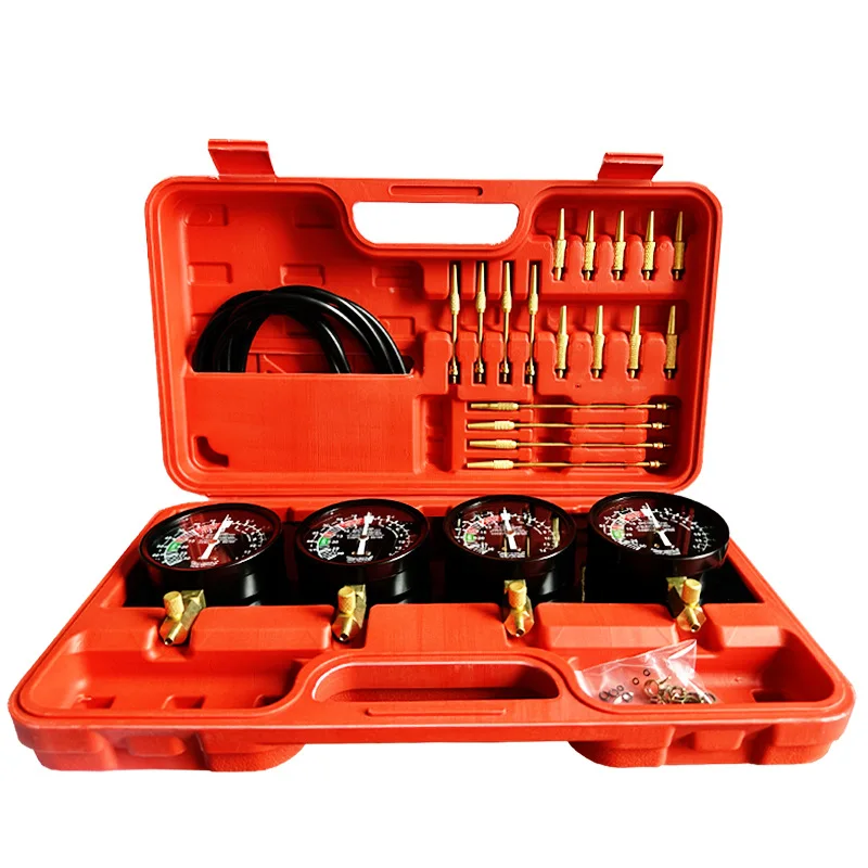 4 Gauge/Set Fuel Vacuum Carburetor Motorcycle Synchronizer Carb Tools Balancer Meter For Yamaha Honda Harley Suzuki